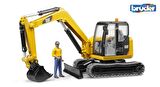 Bruder Cat Mini Ekskavatör ve İnşaat İşçisi 02466