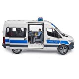 Bruder MB Sprinter Polis Minibüsü, Sürücüsü ve Aksesuarları BR02683