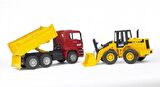 Bruder 02752 MAN Damperli Kamyon ve FR130 Kepçe 02752 Lisanslı