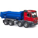 Bruder MB Arocs Damperli Kamyonu - Kırmızı Mavi BR03621