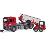 Bruder Man Tgs Damperli Kamyon & Schaffer Yükleyici BR03767
