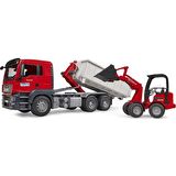 Bruder Man Tgs Damperli Kamyon & Schaffer Yükleyici BR03767