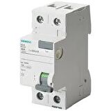 Siemens,A Tıpı; 63A; 230V; 300Ma; Monofaze; Faz+Nötr; 5SV3616-6