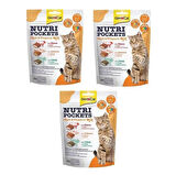 GimCat Nutri Pockets Malt Vitamin Mix Kedi Ödülü 3 x 150 gr