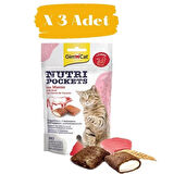 Gimcat Nutri Pockets Biftekli Kedi Ödülü 3 x 60 g