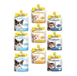 Gimcat Kalsiyum Kedi Pudingi 3 x 150 g + Latte Pouch 3 x 200 ml + Yoghurt Pouch 3 x 150 g Set