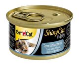 GimCat ShinyCat Tuna Balıklı ve Karidesli Jöleli Kedi Konservesi 70 Gr