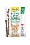Gimcat Kuzu Et - Tavuklu Çubuk Yetişkin Kedi Ödülü 4x5 g 