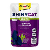 Gimcat Shinycat Pouch Ton Balığı ve Somonlu Yetişkin Kedi Konservesi 70 Gr (12 Adet)