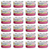 Gimcat Shiny Cat Broth (Sos içinde) Barbun Balıklı Ton Yetişkin Kedi Konservesi 70 Gr (24 Adet)