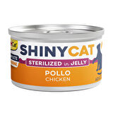 Gimcat Shiny Cat Jöle İçersinde Tavuklu Yetişkin Kısır Kedi Konservesi 70 Gr (24 Adet)