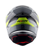 Axor Hunter Cornet Motosiklet Kask Black Neon Yellow