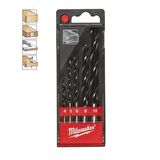 Milwaukee Ahşap Matkap Ucu Seti 5 Lı 4.5.6.8.10