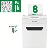 Leitz Iq Protect 8x P4 Evrak Imha Makinesi