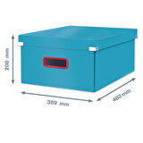 Leitz Cosy Large Saklama Kutusu Mavi 53490061