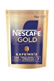 Nescafe Gold Decaf Kafeinsiz Çözünebilir Kahve 70G x 12 Adet