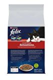 Felix Kattenvoer Sensations Tavuklu Ve Sığır Etli Kuru Kedi Maması 7.5Kg