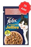 Felix Sensatıons Somon Ve Karidesli Yetişkin Yaş Kedi Maması 85 Gr x 26 Lı