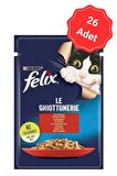 Felix Sığır Etli Yaş Kedi Maması 85 Gr x 26 Lı