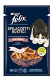 Felix Lezzetli Et Dilimleri Somonlu Kedi Yaş Maması 80 Gr x 26 Lı