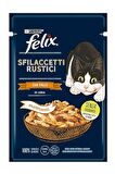 Felix Lezzetli Et Dilimleri Tavuklu Yaş Kedi Maması 80 Gr x 26 Adet