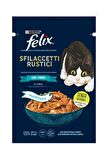 Felix Lezzetli Et Dilimli Ton Balıklı Yaş Kedi Maması 80 Gr x 26 Lı