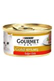 Gourmet Gold Kıyılmış Sığır Etli Konserve Kedi Maması 85 Gr x 24 Adet