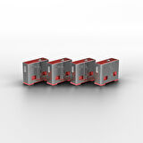 Lindy LIN-40460 10 lu Paket USB A Tipi Pembe Renk USB Port Kilidi