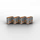 Lindy LIN-40463 10 lu USB A Turuncu Port USB Kiliti