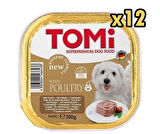 Tomi Pate Kümes Hayvanlı Köpek Konservesi 300 Gr x 12 Adet