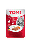 Tomi Kedi Dana Eti Ve Havuç Tahılsız Pouch Mama 100gr(pate)