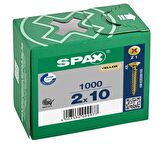 Spax Sunta Vidası 2.0X10 Sarı Kaplama (1Pk:1000 Adet)