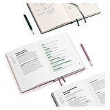 Leuchtturm1917 Thesis Sert Kapak A5 İngilizce Journal Forest Green 369206