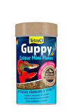 Tetra Guppy Colour Mini Flakes Lepistes Pul Balık Yemi - 100ML