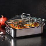 RÖSLE Expertiso Kavurma Tenceresi Dikdörgen 38,5*28 cm