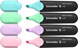Schneider Fosforlu 150 Fosforlu Kalem Pastel Renkler Set 4'lü