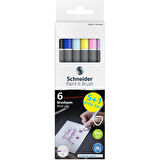 Schneider Paint-It 070 Brush Pen Klasik 6 Renk (ML07010502)