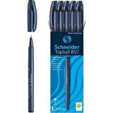 Schneider Topball 857 06 Mm Siyah Pilot Kalem 10 Adet