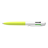 Schneider Take 4 Neon Fonksiyonlu Tükenmez Kalem 1.0 mm 4 Renk Sarı-Beyaz Gövde 138125