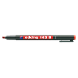 Edding Asetat Kalemi Permanent B Seri 1-3 MM Kırmızı 143 B