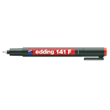 Edding Asetat Kalemi Permanent F Seri 0.6 MM Kırmızı 141F
