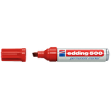 Edding Markör Permanent 2-7 MM Kırmızı Kesik Uçlu 500