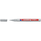 Edding Markör Boya 1-2 MM Gümüş Yuvarlak Uçlu 751