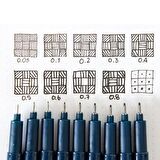Edding 1880 Teknik Çizim Kalemi 0.4 mm Siyah 10 lu