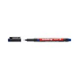 Edding (E-147S) Asetat Kalemı-Sılgılı Mavi 10 Lu