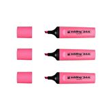 Edding 344 Pembe Fosforlu Kalem 3 Adet