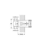 Grohe Ankastre Stop Valf İçin İç Gövde 1 2" - 29811000