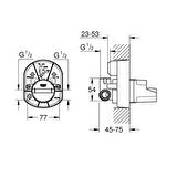 Grohe Ankastre İç Gövde - 33962000