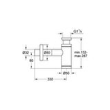 Grohe Lavabo Sifonu 330 mm - 28912000