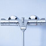 Grohe Grohe Grohtherm 800 34576000 Gümüş Banyo Bataryası